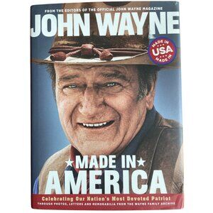 John Wayne Made In America Hardcover Book Read Description